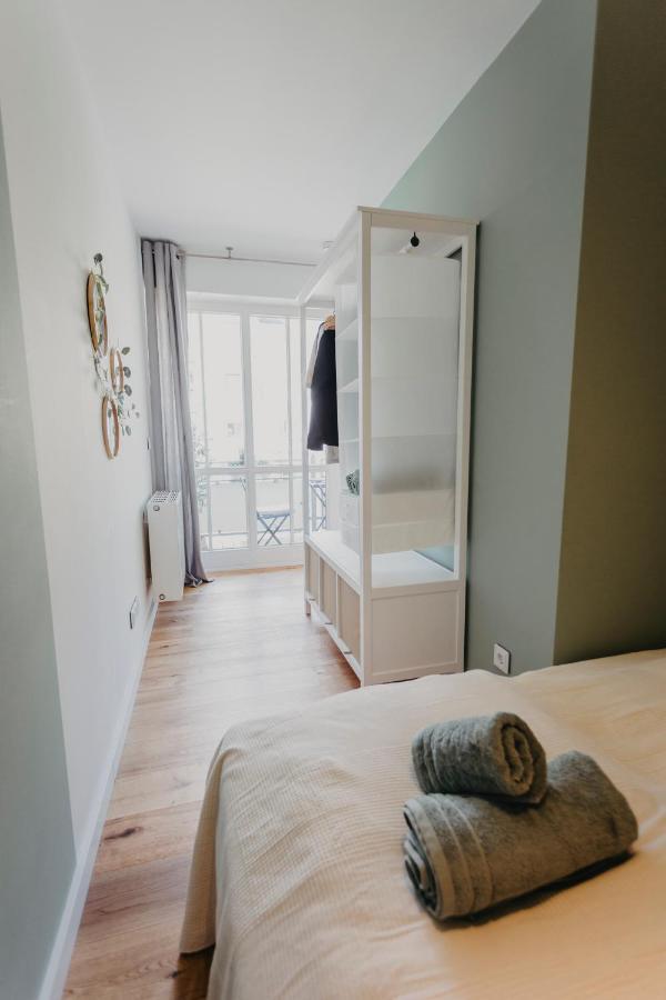 Traber Apartments Im Herzen Leipzigs Balkon Parkplatz Exterior photo